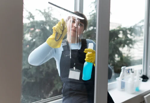 Nettoyage de vitres intérieures et extérieures à Plouguenast-Langast